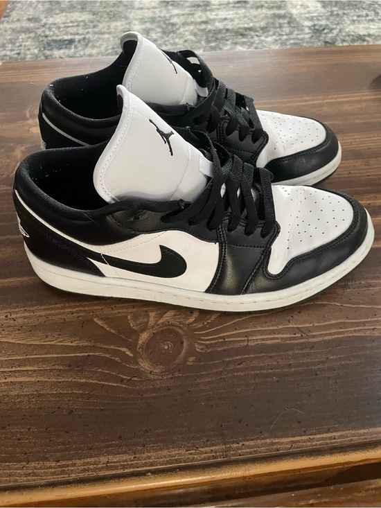 Jordan Shoes - Jordan 1 Low Top Panda Sneakers White and Black